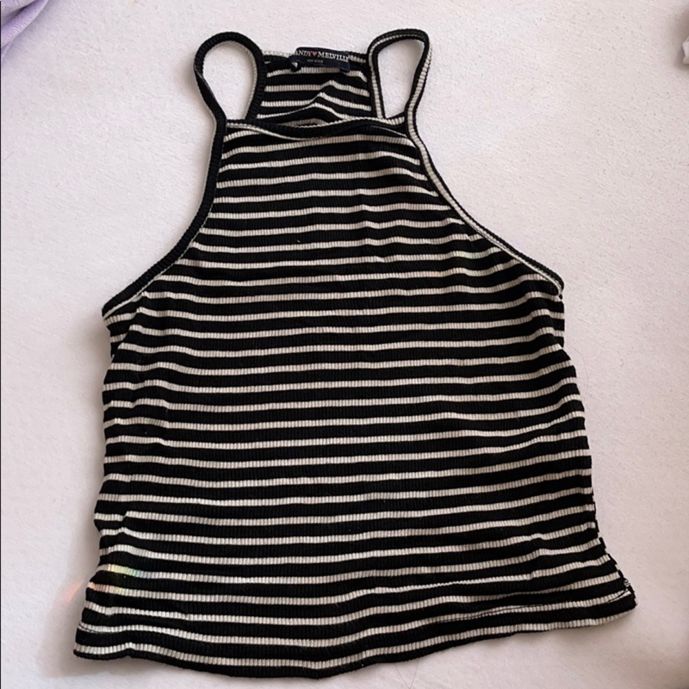 Brandy Melville stripe crop tank